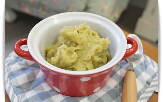 寶寶副食品「地瓜泥」高纖維助消化 ♪