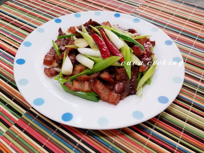 臘肉蒜炒青蔥