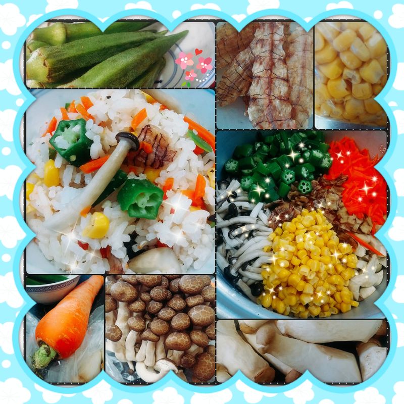 簡易五彩飯