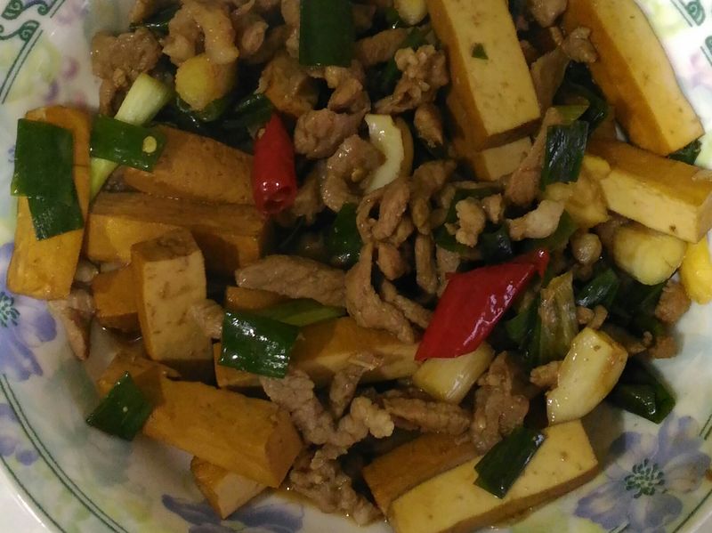 豆干炒牛肉絲