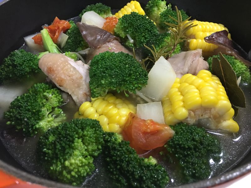 田園蔬菜雞湯