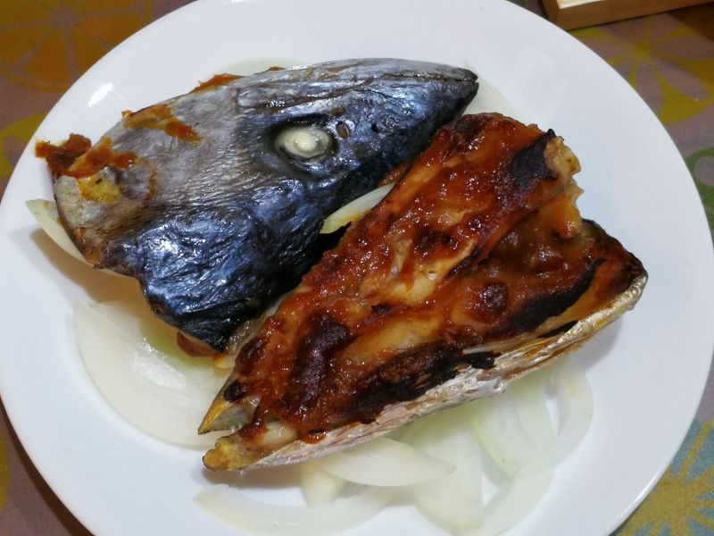 日式味噌烤魚頭(馬加鰆魚頭)