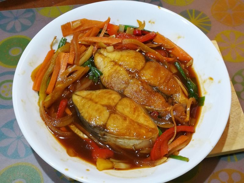 紅燒馬加鰆魚排(日向鮮漁場）