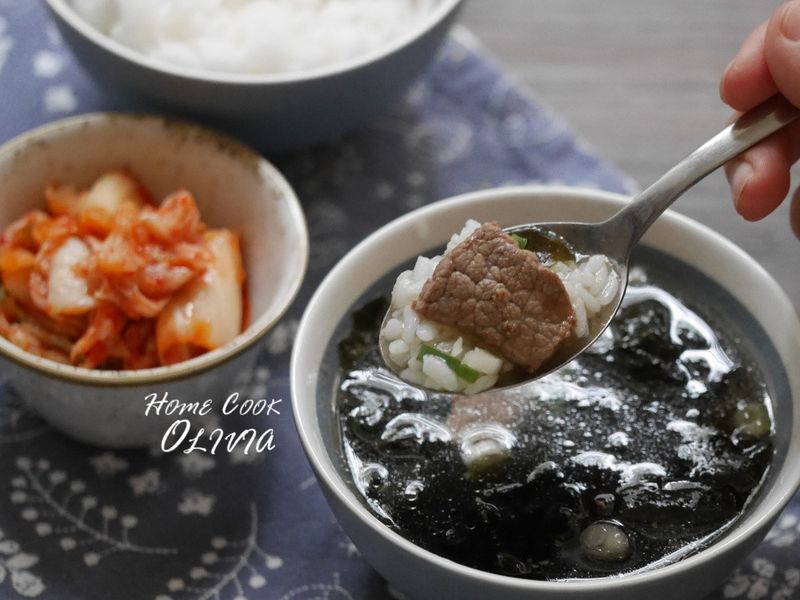 小廚娘❤韓式牛肉海帶湯#電鍋