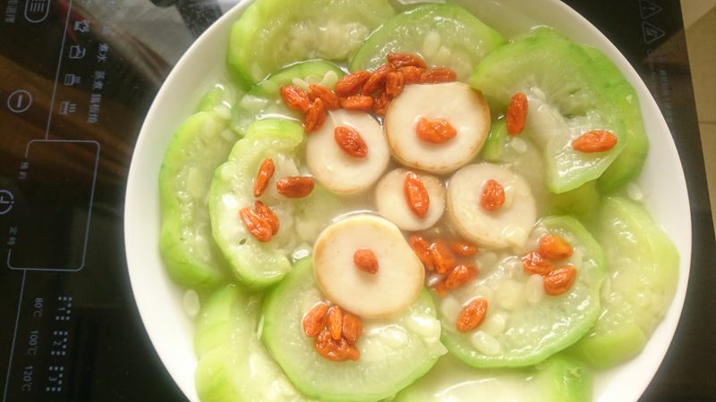 杏鮑菇燴絲瓜