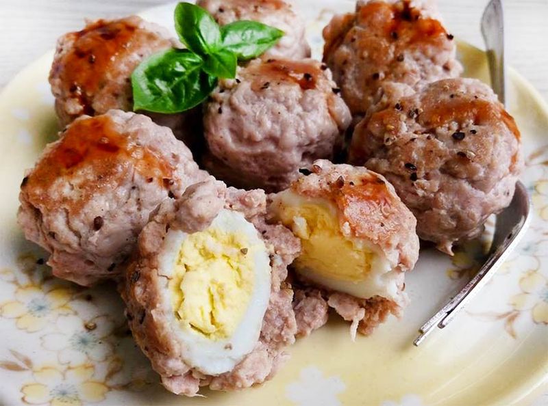 迷你肉蛋丸