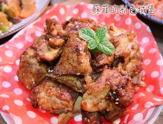蜂蜜芥末韓式炸雞排~冷了依舊酥脆多汁的喔