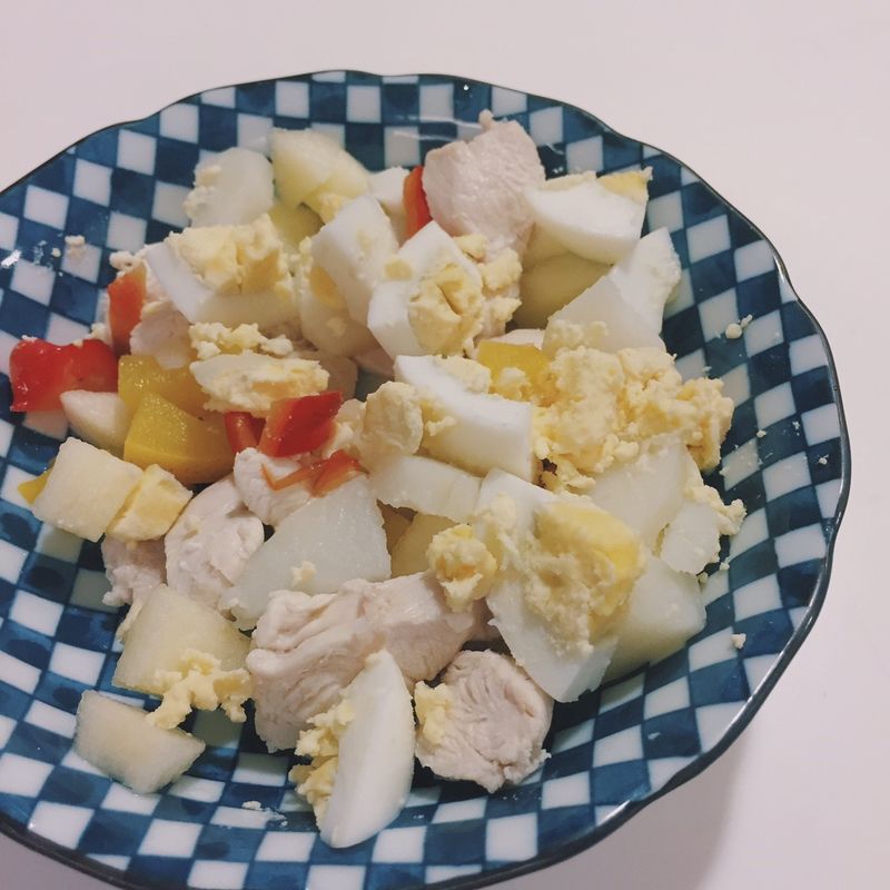 喵星人鮮食:雞肉溫沙拉