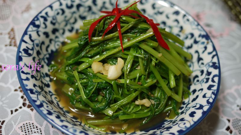 蝦醬空心菜