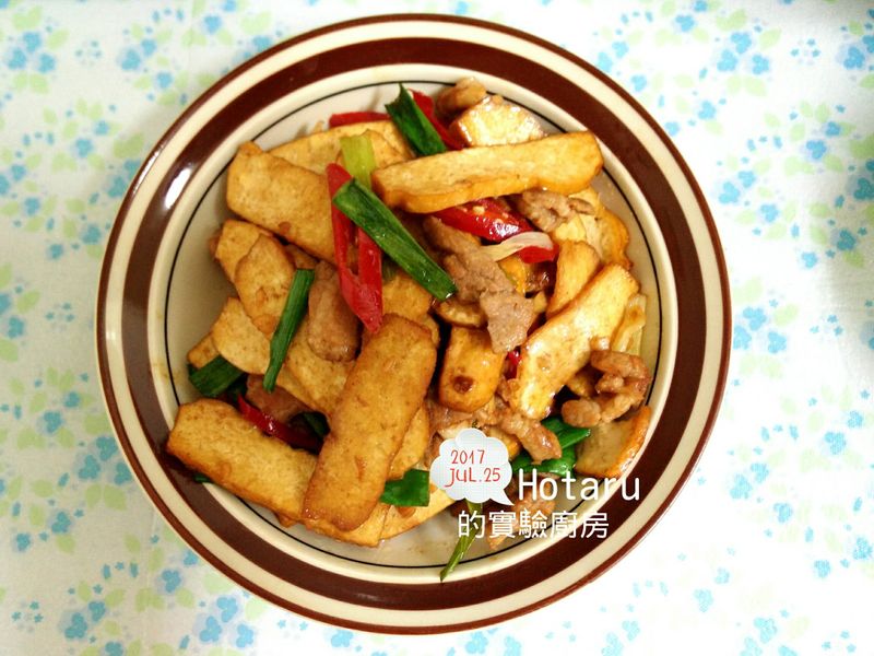 豆干炒肉絲