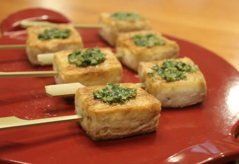 青醬烤豆腐