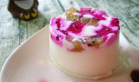 水果杏仁奶凍