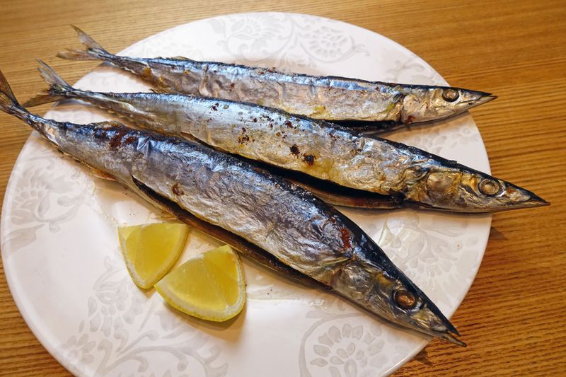 鹽烤秋刀魚