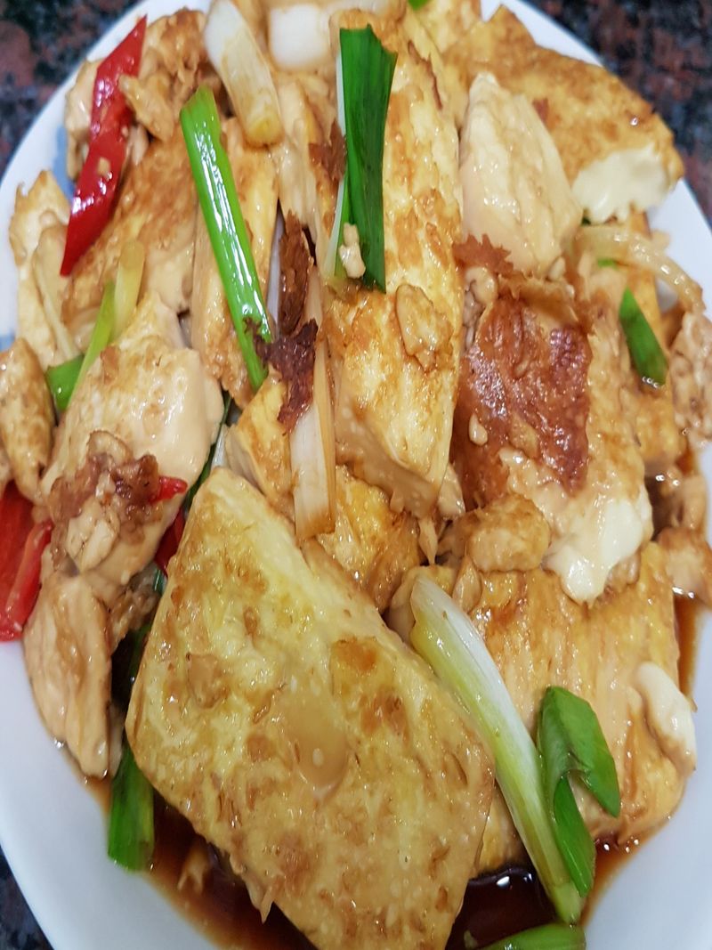 家常煎豆腐