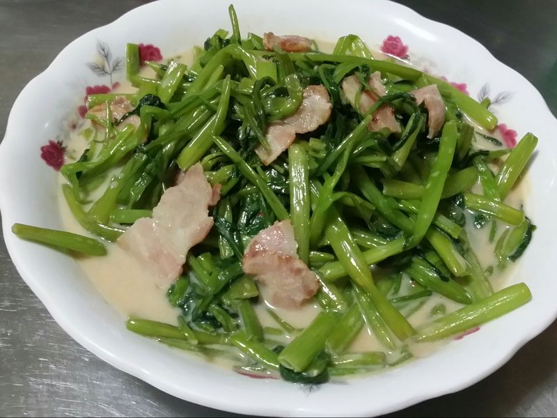 培根腐乳空心菜♡