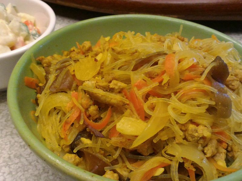 薑黃肉末冬粉