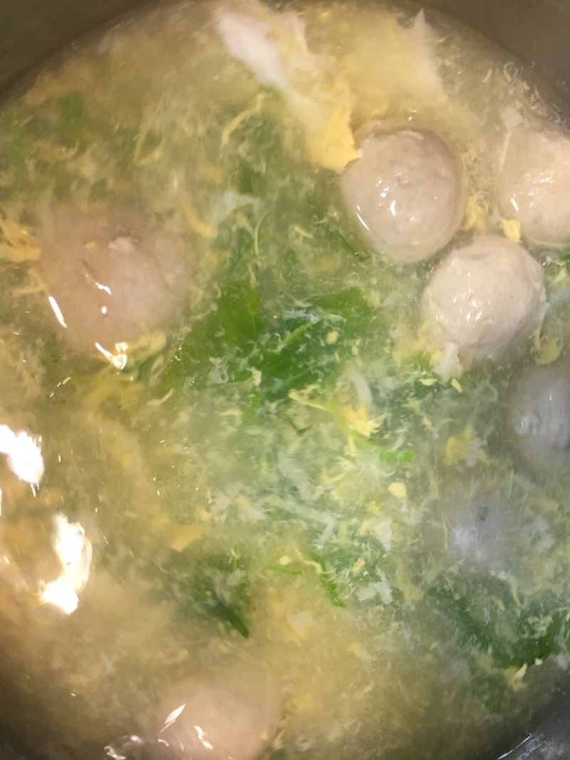 莧菜蛋花湯