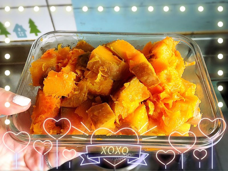 【快速料理】不費力南瓜泥
