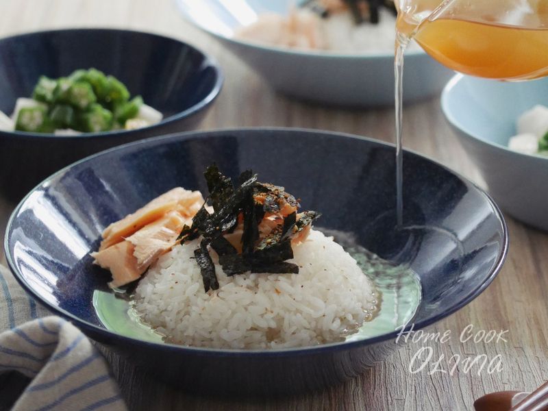 小廚娘❤鮭魚茶泡飯#電鍋