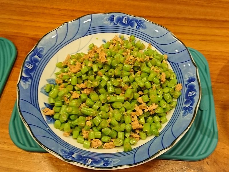 肉末四季豆豆