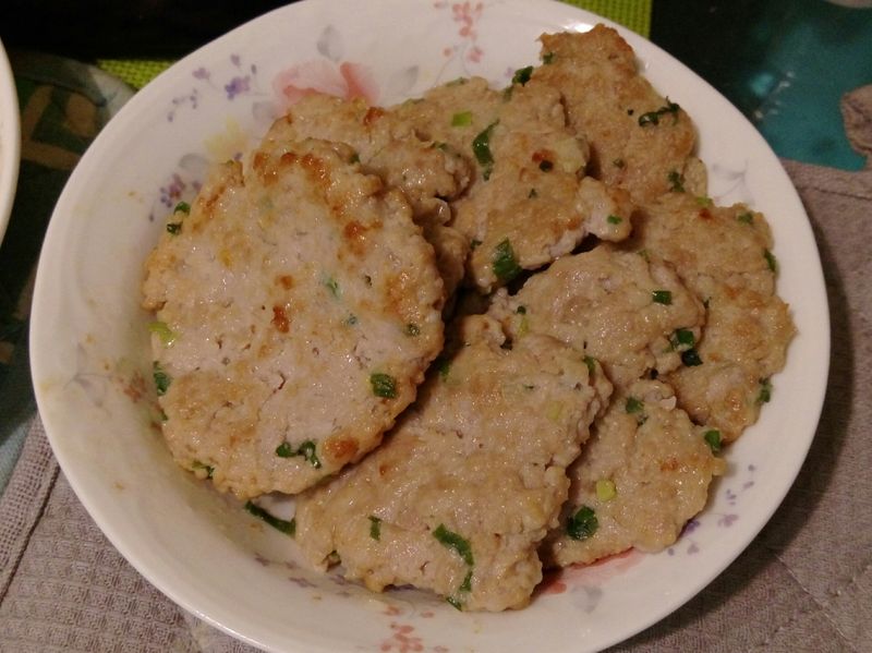 香煎蔥肉餅