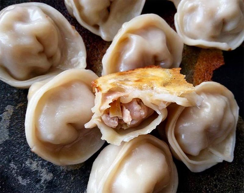 菜心元寶餃*用罐頭食材自製冷凍餃