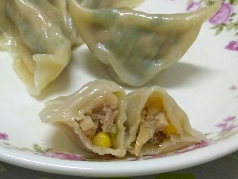 玉米菇菇餃