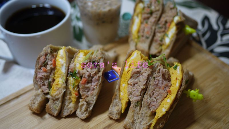熱壓肉蛋吐司