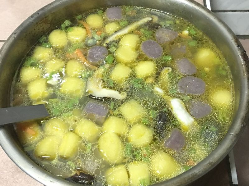 鹹地瓜圓