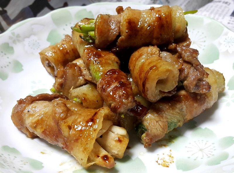蜜汁五花肉捲