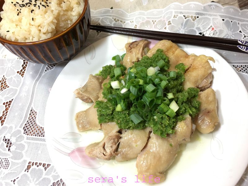 蔥油雞飯