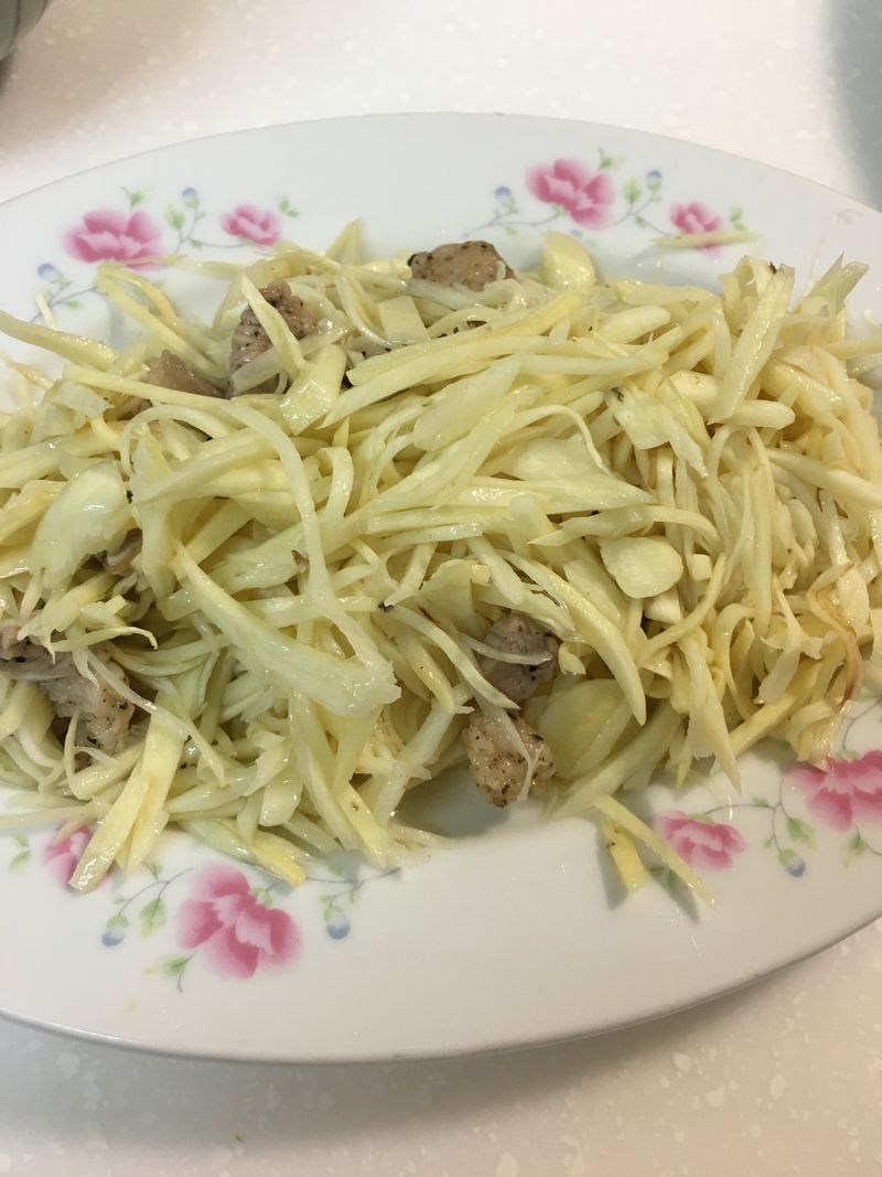 茭白筍炒肉絲