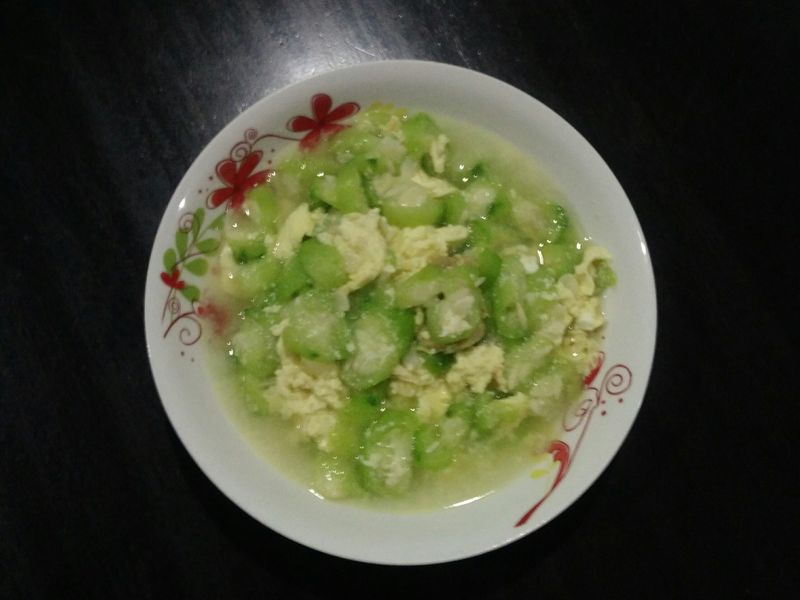 丝瓜炒鸡蛋