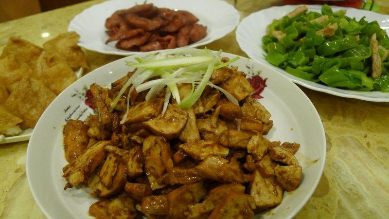 京醬豆干肉絲