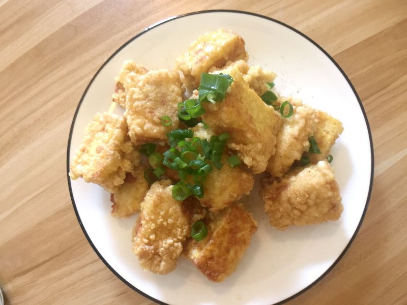 簡易炸豆腐
