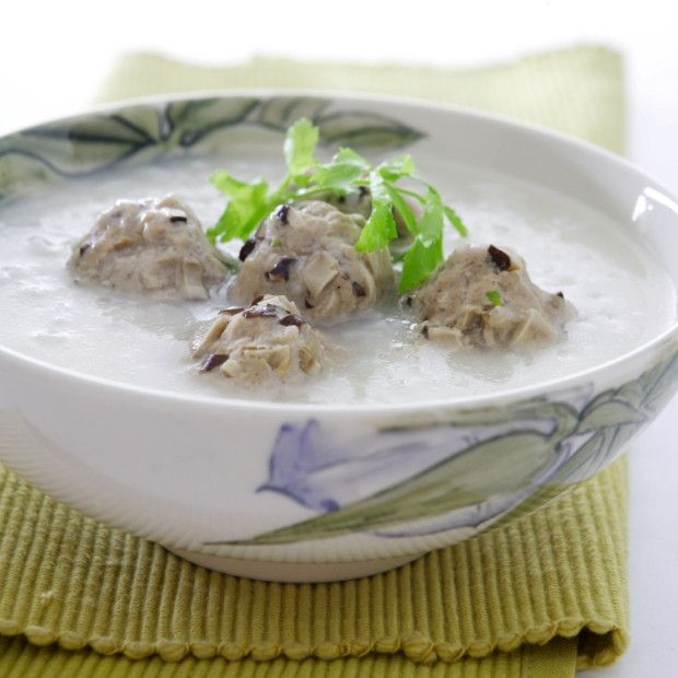 香菇丸子粥