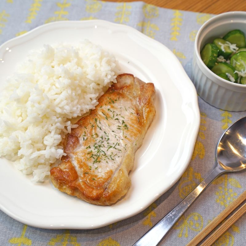鹽味煎豬排