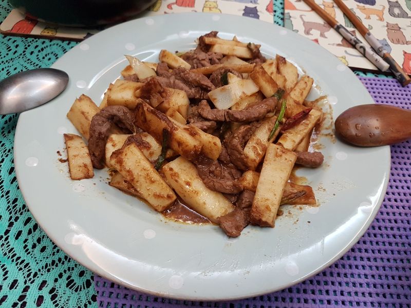 沙茶竹筍牛柳