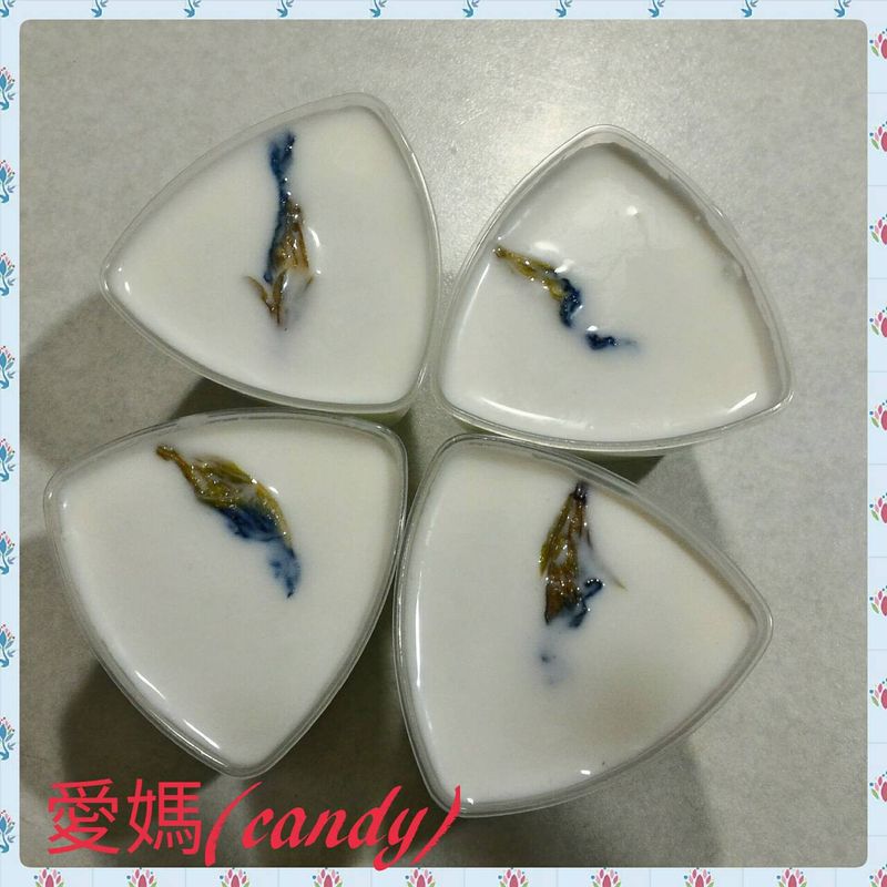 蝶豆花奶酪