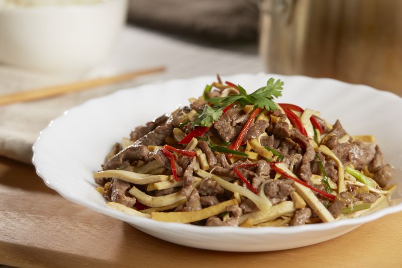 香根牛肉絲