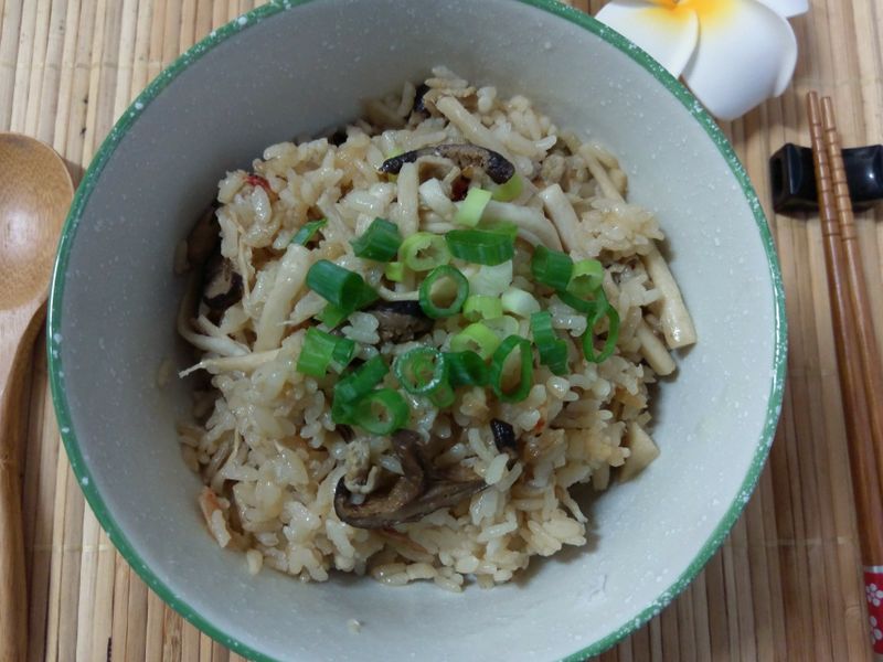 かにの鮮筍炊飯