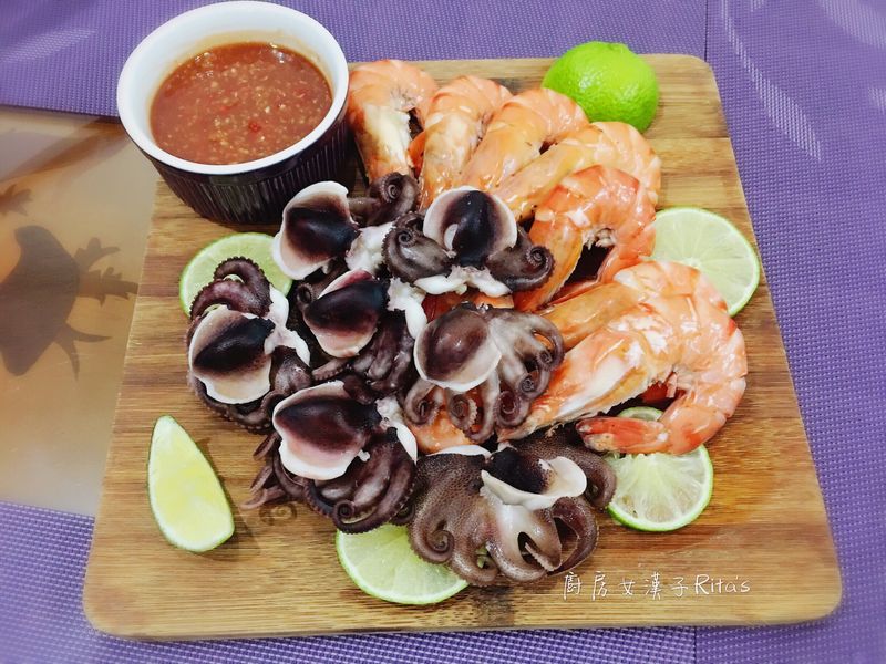 五味章魚鮮蝦雙拼
