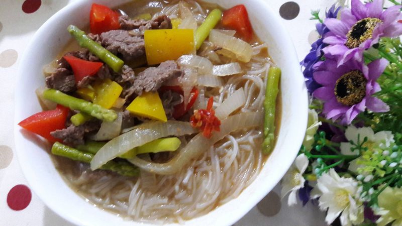 沙茶牛肉湯米粉