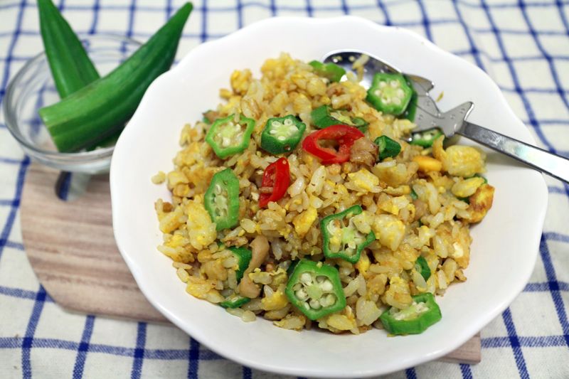 金沙星星炒飯