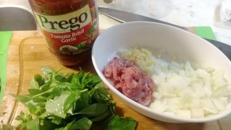 Prego -番茄九層塔義大利麵