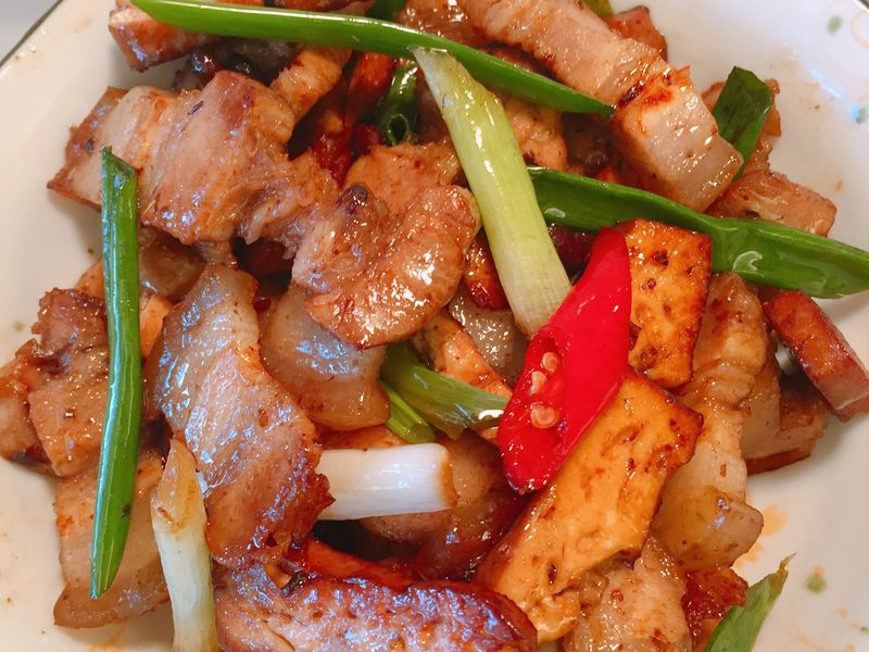 下飯好料理👍🏻《豆鼓炒五花豆乾》