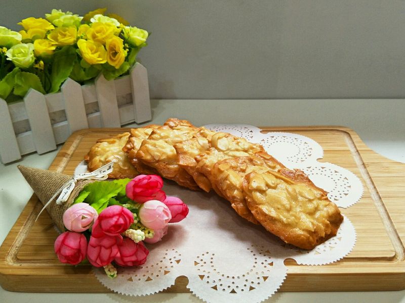 杏仁瓦片餅乾