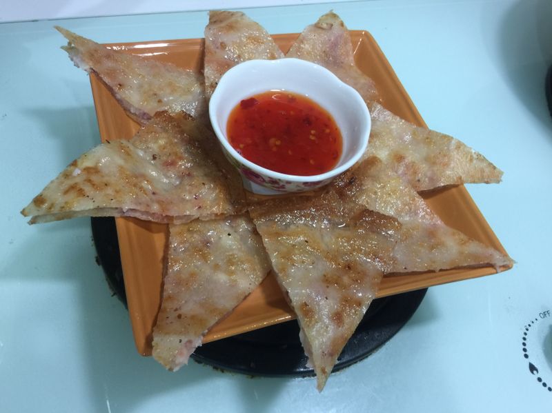 月亮蝦餅