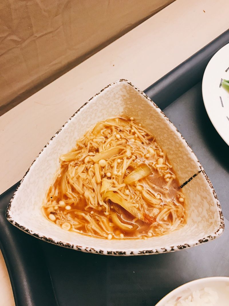 鐵板燒金菇