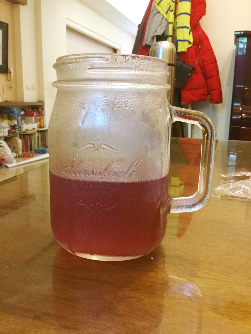草莓茶凍